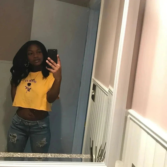 Forever 21 OVER IT crop top - Picture 2 of 5